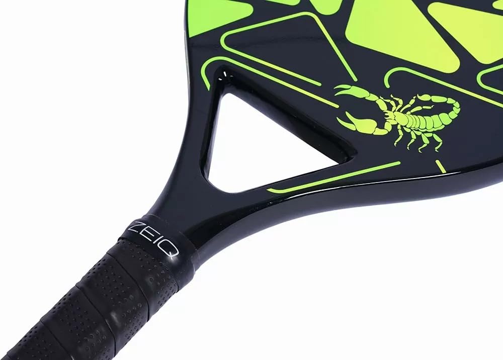 Raquete De Beach Tennis Scorpion 2 Zeiq Carbono3k + Brindes
